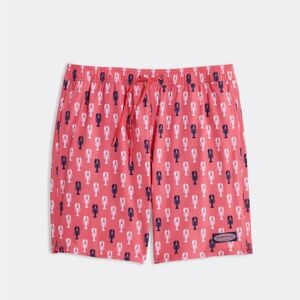 Vineyard Vines 7” Chappy Lobster Print Swim Trunks Size XS